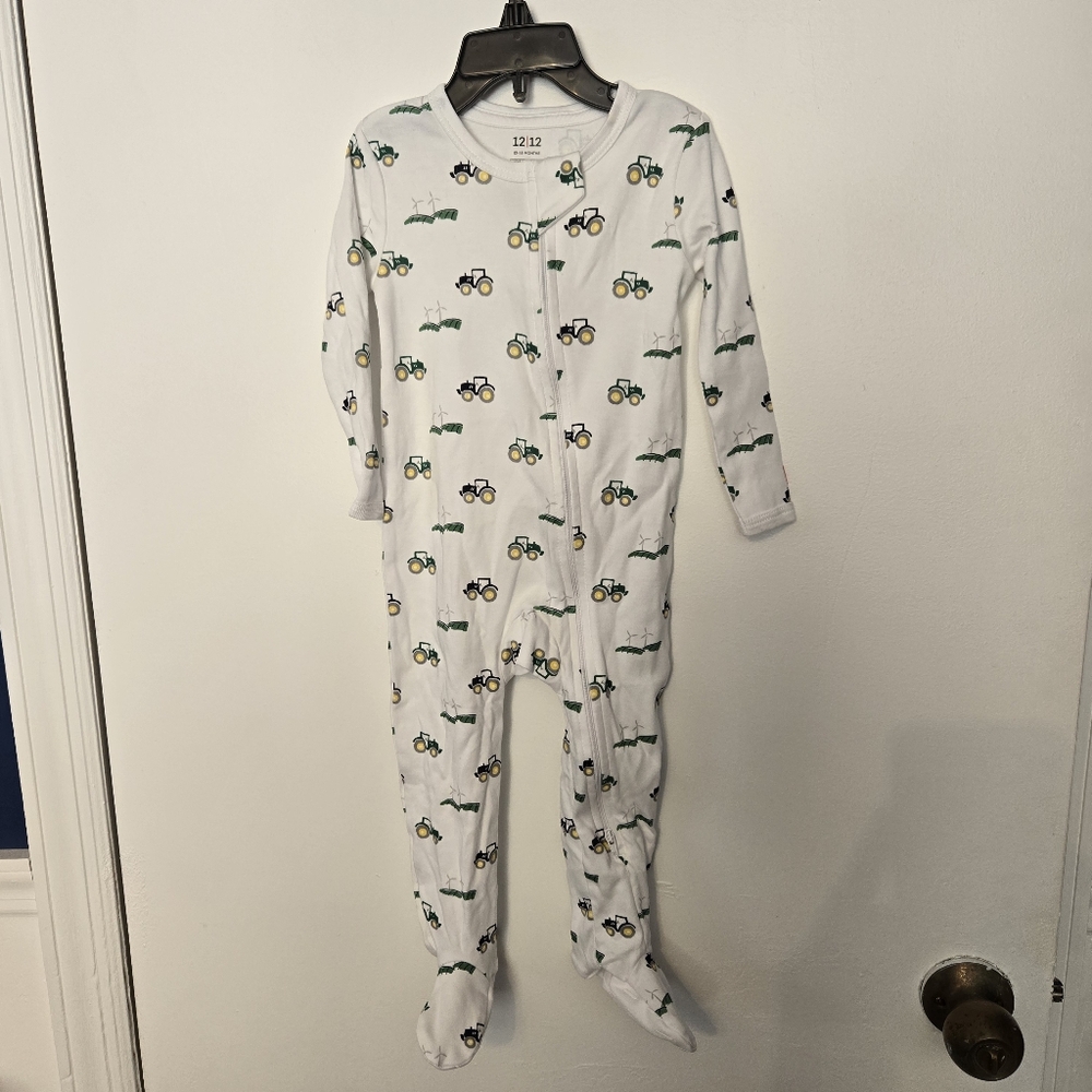 12-18M Farm 🚜 Footed Pajamas